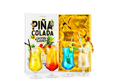 Algopix Similar Product 13 - Large 15 oz Pina Colada Hurricane