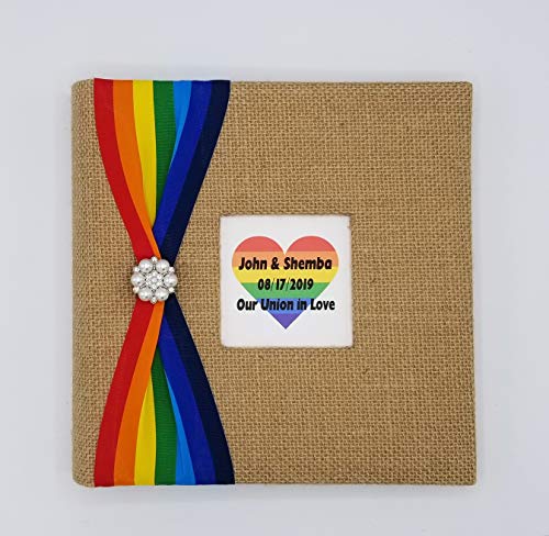 Algopix Similar Product 14 - Custom Love is Love Photo Album  Holds