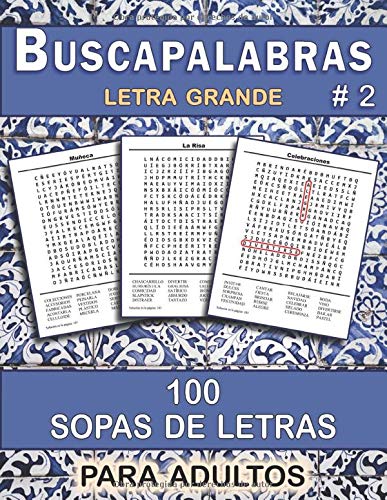 Algopix Similar Product 17 - Buscapalabras 100 Sopas de Letras para