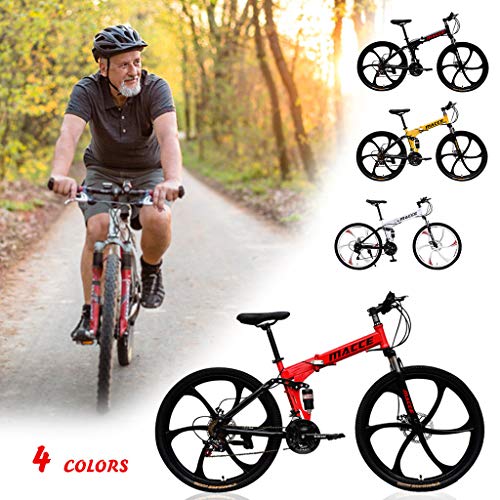 Algopix Similar Product 15 - Folding Bike Mountain Bike for Adults