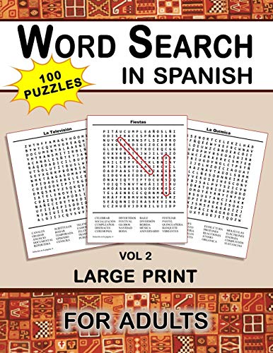 Algopix Similar Product 8 - Word Search Puzzles in Spanish Word