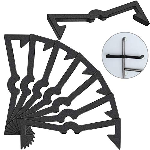Algopix Similar Product 1 - Pegboard Hook Locks Black Plastic Peg