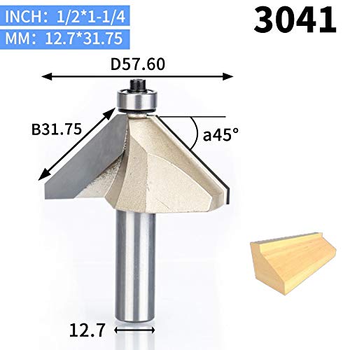 Algopix Similar Product 12 - HuhPAOHUAZT 1pcs 12 Shank Chamfer