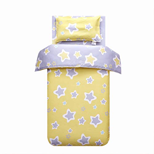 Algopix Similar Product 17 - MEJU Star Yellow 100 Cotton Duvet