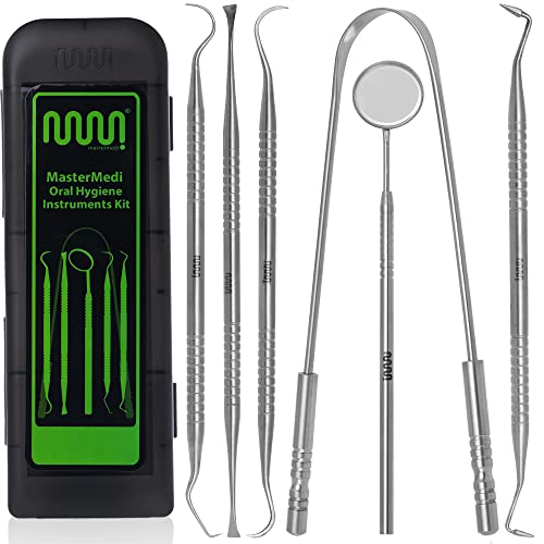 Algopix Similar Product 9 - 6 Pack Dental Tools Teeth Cleaning Kit