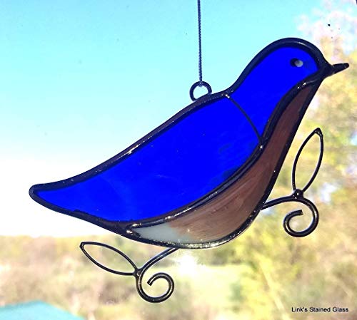 Algopix Similar Product 10 - Suncatcher Bluebird window hanging