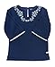 Algopix Similar Product 6 - RuffleButts Girls Navy Terry Tunic