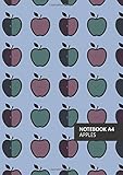 Algopix Similar Product 17 - Apples Notebook  A4 Winter Blue