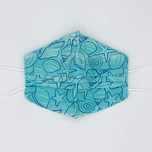 Algopix Similar Product 5 - 100 Cotton Seashell Fabric Face
