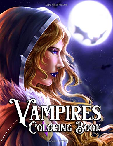 Algopix Similar Product 9 - Vampires Coloring Book Beauty Of