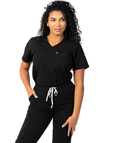 Algopix Similar Product 13 - Women's Scrub Top Caribbean-Blue XS