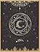 Algopix Similar Product 8 - Celestial Journal Unlined Unique Black