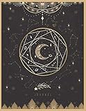 Algopix Similar Product 1 - Celestial Journal Unlined Unique Black