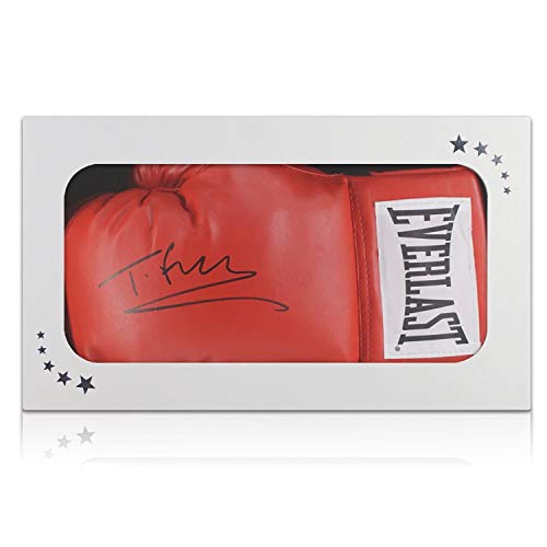 Algopix Similar Product 10 - Tyson Fury Signed Red Boxing Glove In