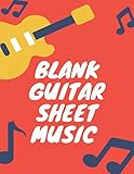 Algopix Similar Product 17 - Blank Guitar Music Sheet Music