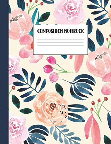 Algopix Similar Product 4 - Composition Notebook Watercolor