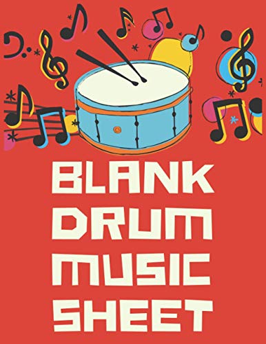 Algopix Similar Product 4 - Blank Drum Sheet Music Music