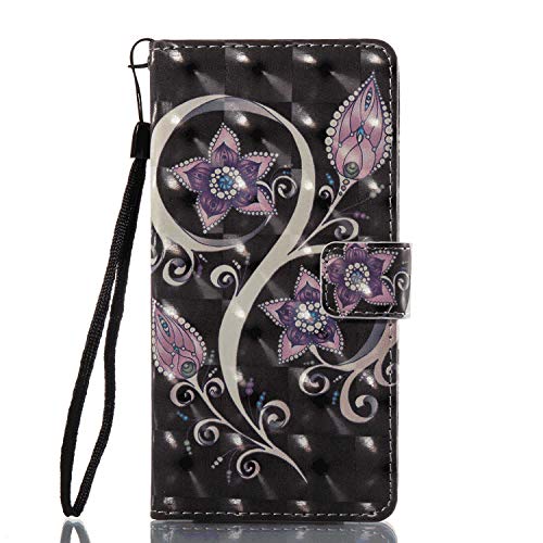 Algopix Similar Product 17 - Flip Case for iPhone X flower PU