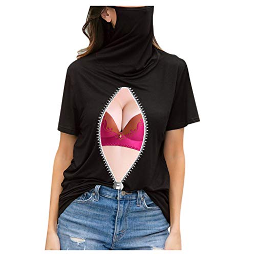 Algopix Similar Product 13 - FEISI22 Women Funny Print Face Scarf