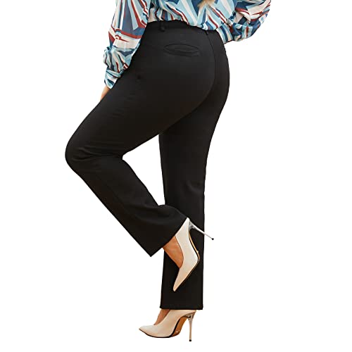 Algopix Similar Product 14 - DGD Womens Plus Size Pencil Pant