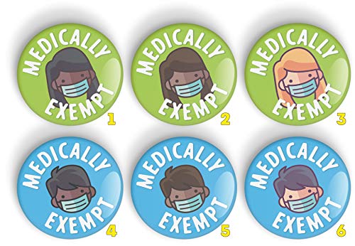 Algopix Similar Product 20 - 1 x MEDICALLY EXEMPT FROM WEARING A