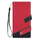Algopix Similar Product 10 - Flip Case for iPhone Xs Max red PU