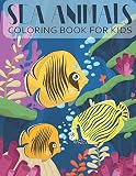 Algopix Similar Product 13 - Sea Animals Coloring Book For Kids 50