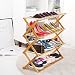 Algopix Similar Product 17 - Fox Flower 4 Tier Shoe Rack Foldable