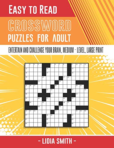 Algopix Similar Product 20 - EASY TO READ CROSSWORD PUZZLES