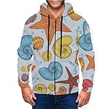 Algopix Similar Product 12 - Sea Snail Shells Starfish Summer Mens