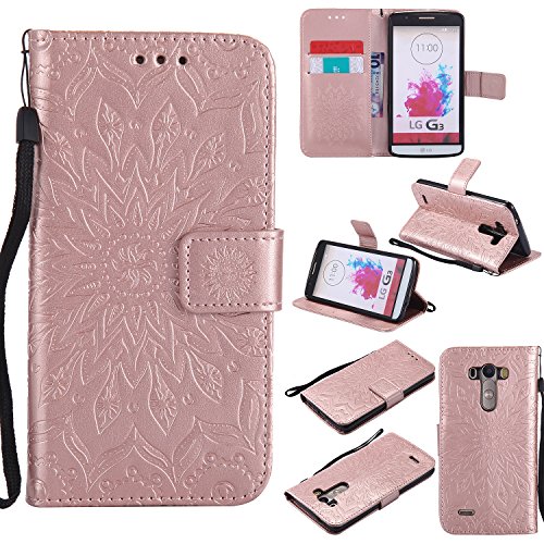 Algopix Similar Product 4 - Leather Wallet Case for LG G3 Flip