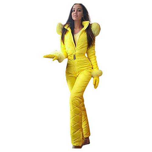 Algopix Similar Product 13 - Ladies Solid Ski Suit Jacket Hoodie