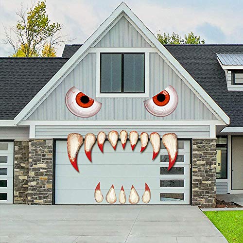 Algopix Similar Product 9 - ifyou Halloween Garage Door Decoration