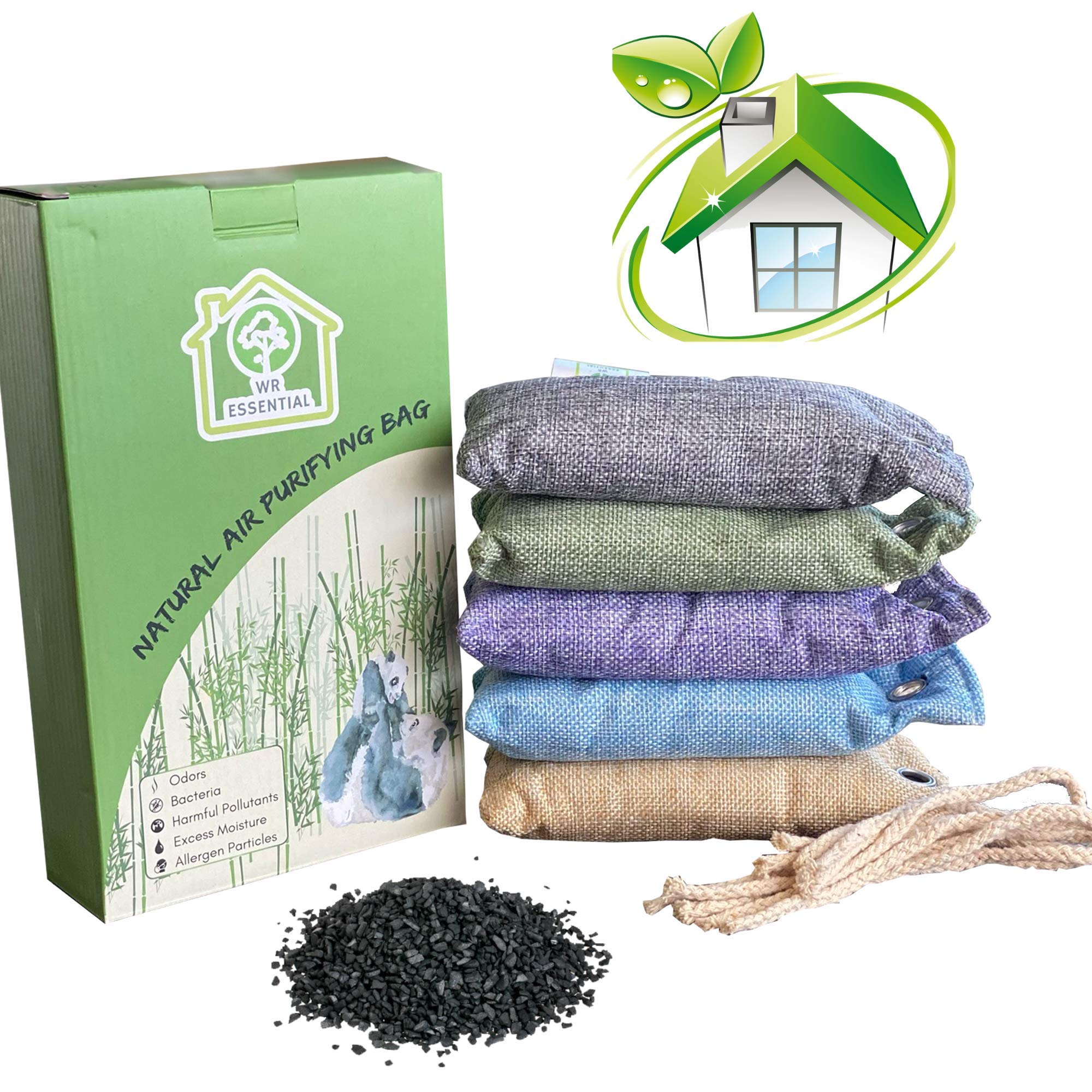 Algopix Similar Product 7 - WR ESSENTIAL Bamboo Charcoal Air