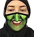 Algopix Similar Product 14 - Witch Halloween Face Mask Smiling Green