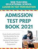 Algopix Similar Product 13 - Admission Test Prep Book 2021 Study