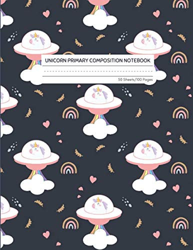 Algopix Similar Product 10 - Unicorn Primary Composition Notebook