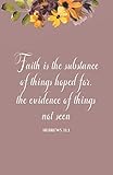 Algopix Similar Product 20 - Faith is the Substance Hebrews 111 