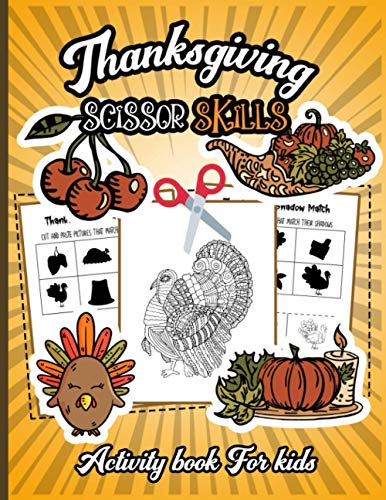 Algopix Similar Product 6 - Thanksgiving Scissor Skills Activity