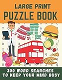Algopix Similar Product 19 - Large Print Puzzle Book 300 Word
