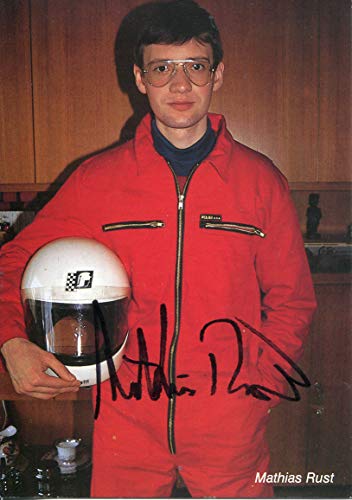 Algopix Similar Product 8 - Mathias Rust autograph AVIATOR photo
