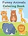 Algopix Similar Product 4 - Funny Animals Coloring Book for Kids
