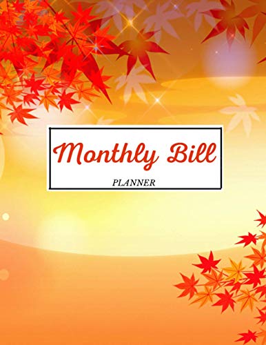 Algopix Similar Product 16 - Monthly Bill Planner A Monthly Budget