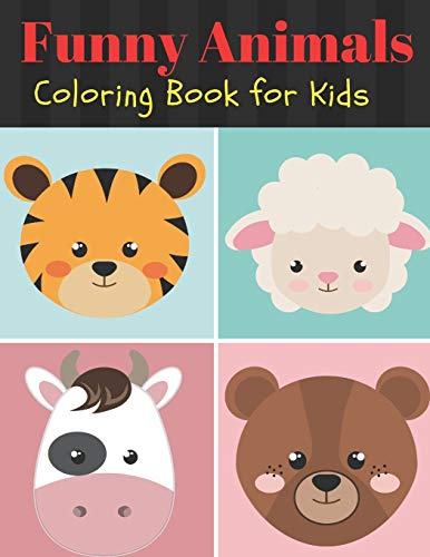 Algopix Similar Product 11 - Funny Animals Coloring Book for Kids