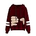 Algopix Similar Product 10 - Tuuu Womens Long Sleeve Hoodied