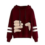 Algopix Similar Product 11 - Tuuu Womens Long Sleeve Hoodied