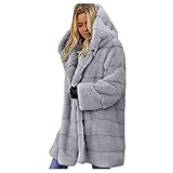 Algopix Similar Product 14 - Womens Fuzzy Jacket Long Ulanda Winter