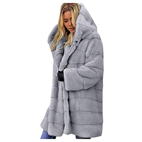 Algopix Similar Product 4 - Womens Fuzzy Jacket Long Ulanda Winter