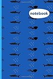 Algopix Similar Product 11 - Whale line notebook journal Journaling
