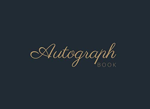 Algopix Similar Product 17 - Autograph Book Signatures Blank